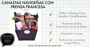arcones navideños con prensa francesa la canastería