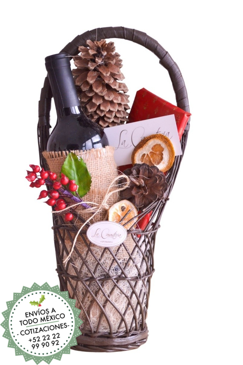 Arreglos de vino decorados para empresas personalizados y facturados