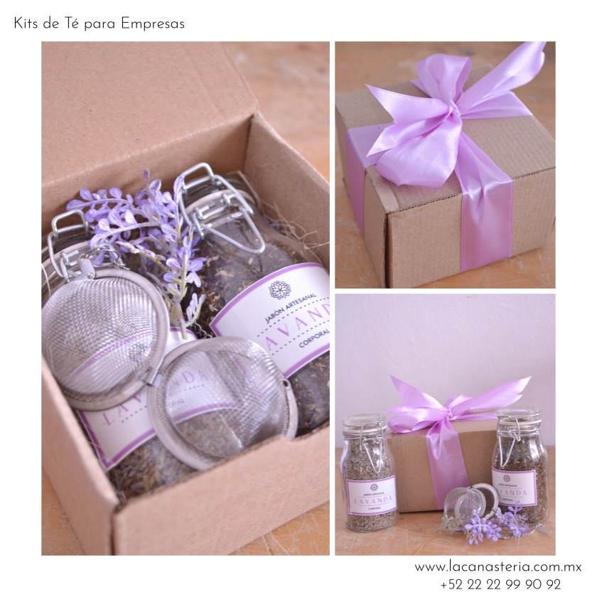 Kits de regalo con tisana y té herbal para detalles en empresas