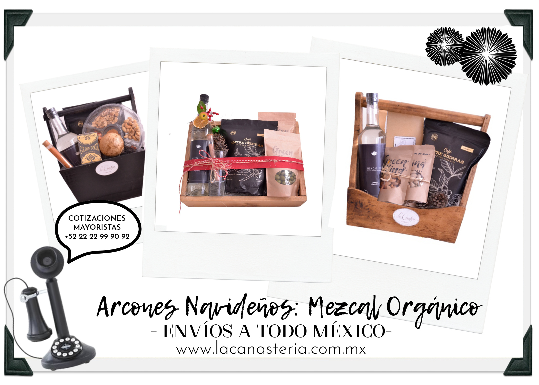 Arcones navideños con mezcal para Navidad 2025