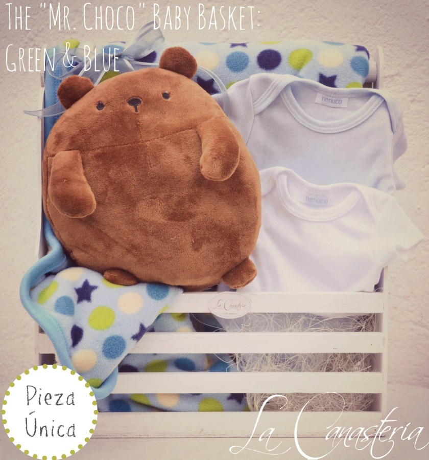 TheMrChocoBabyBasket_Greenandblue_titel_logo