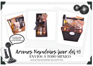 Canastas y kits de regalo con licor del 43 y café para hacer carajillos