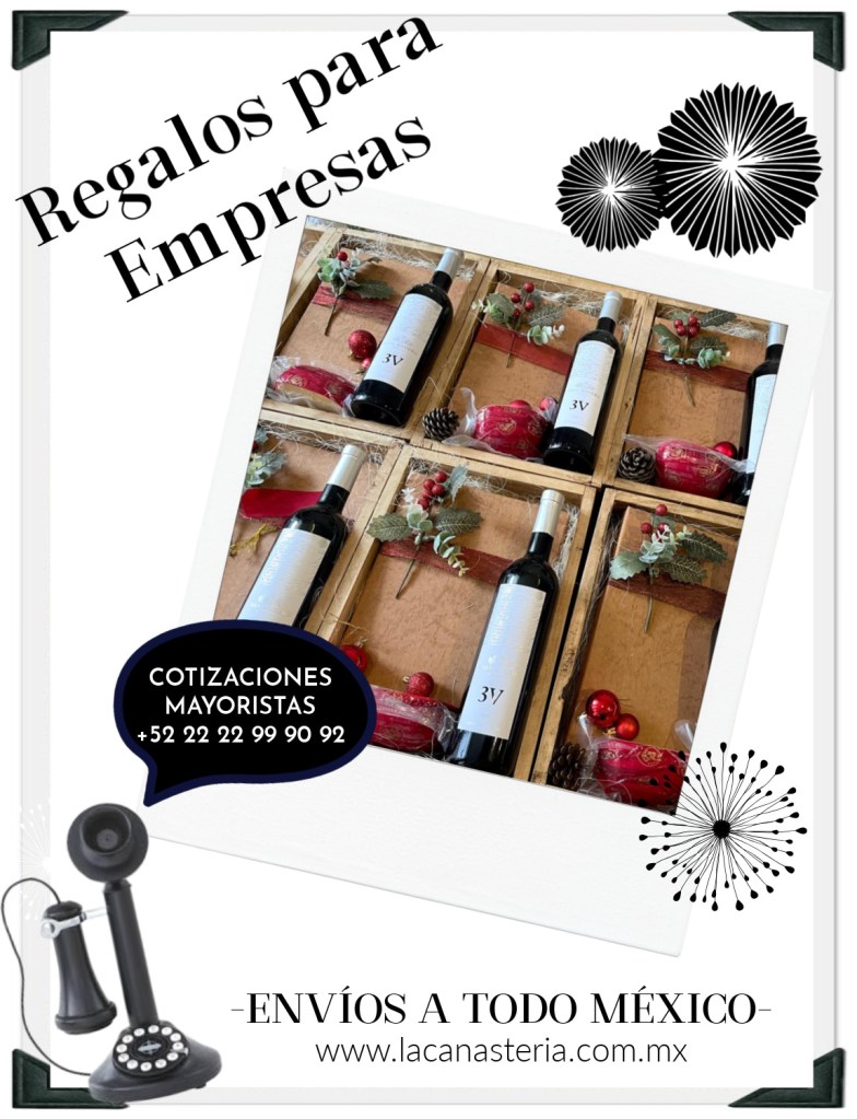 Cajas de regalo la canastería con vino 3V y tabla de charcutería