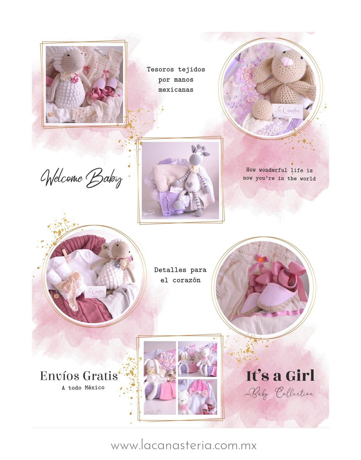 Canastas de regalo para bebé la canastería 