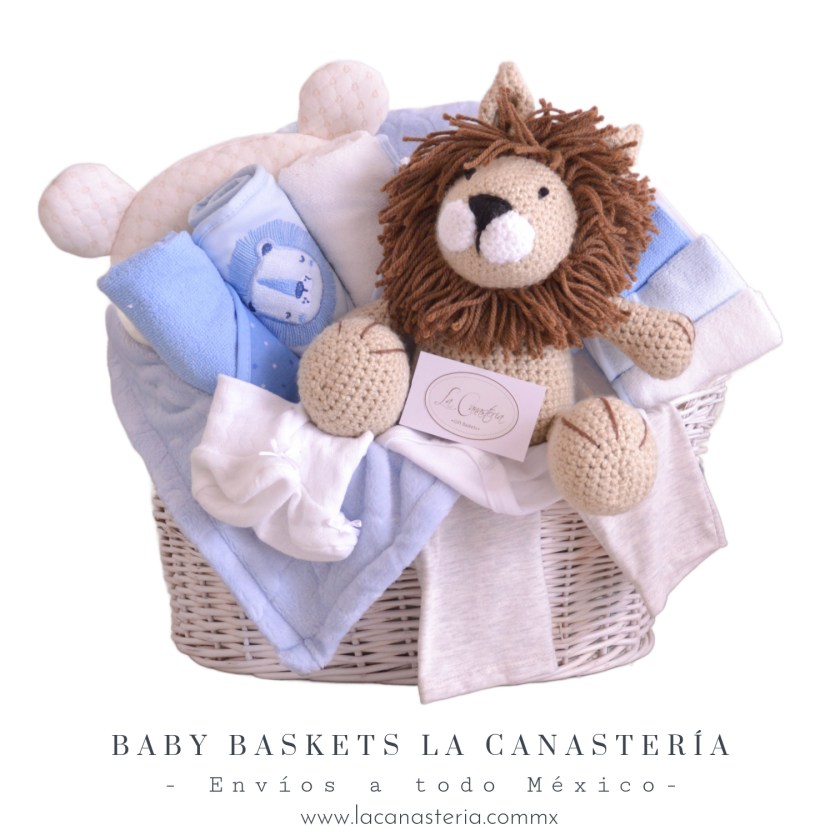 Canastas de regalo finas y elegantes para nacimiento de bebé