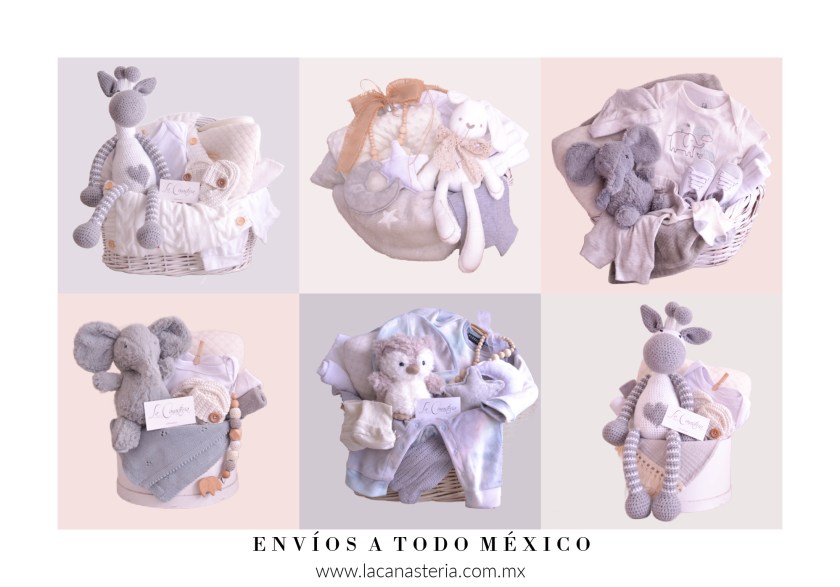 Colección de canastas de regalo para bebé con entrega a domicilo la canastería