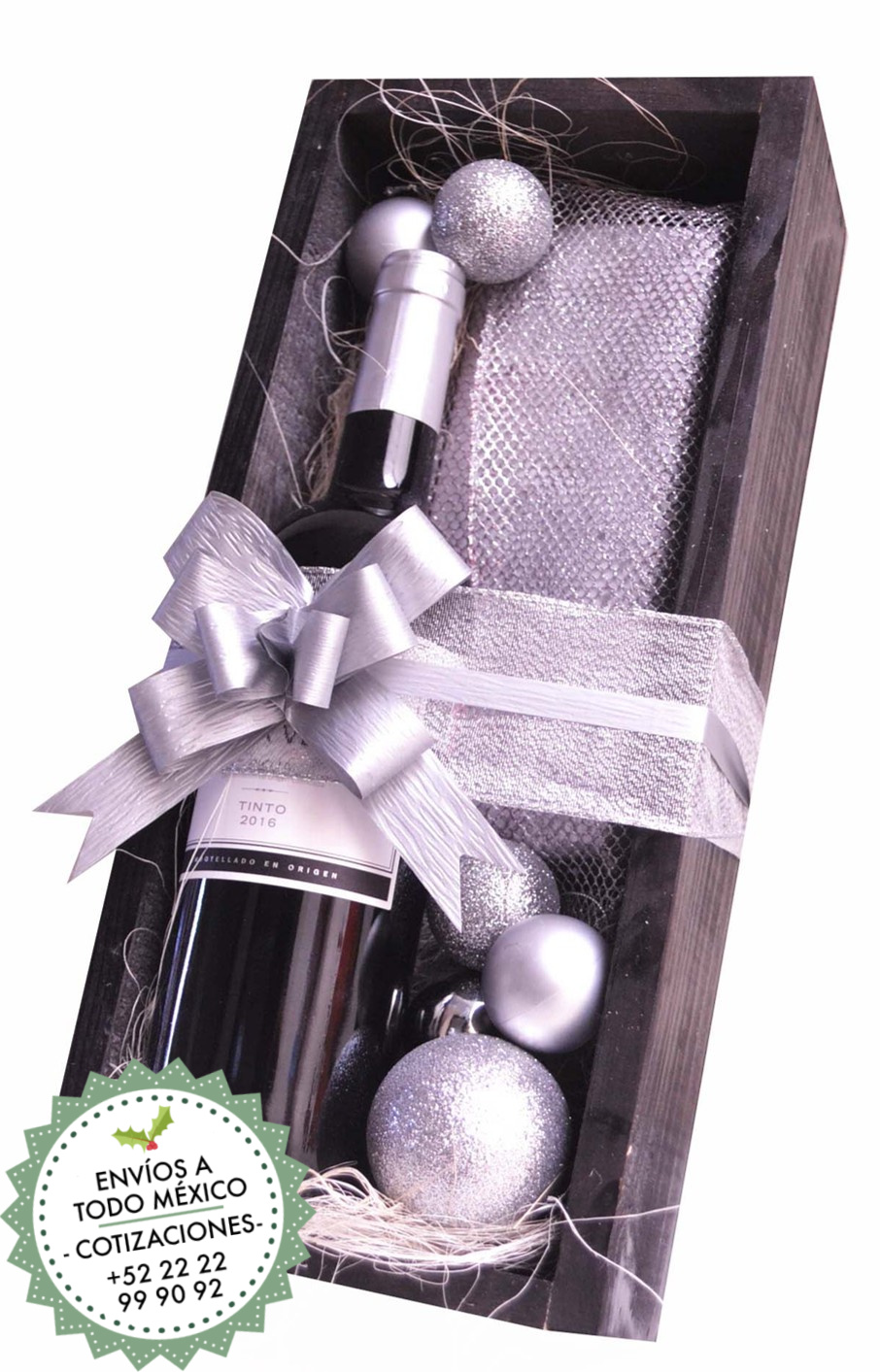 Arreglos de vino navideños para empresas cdmx df puebla monterrey guadalajara veracruz