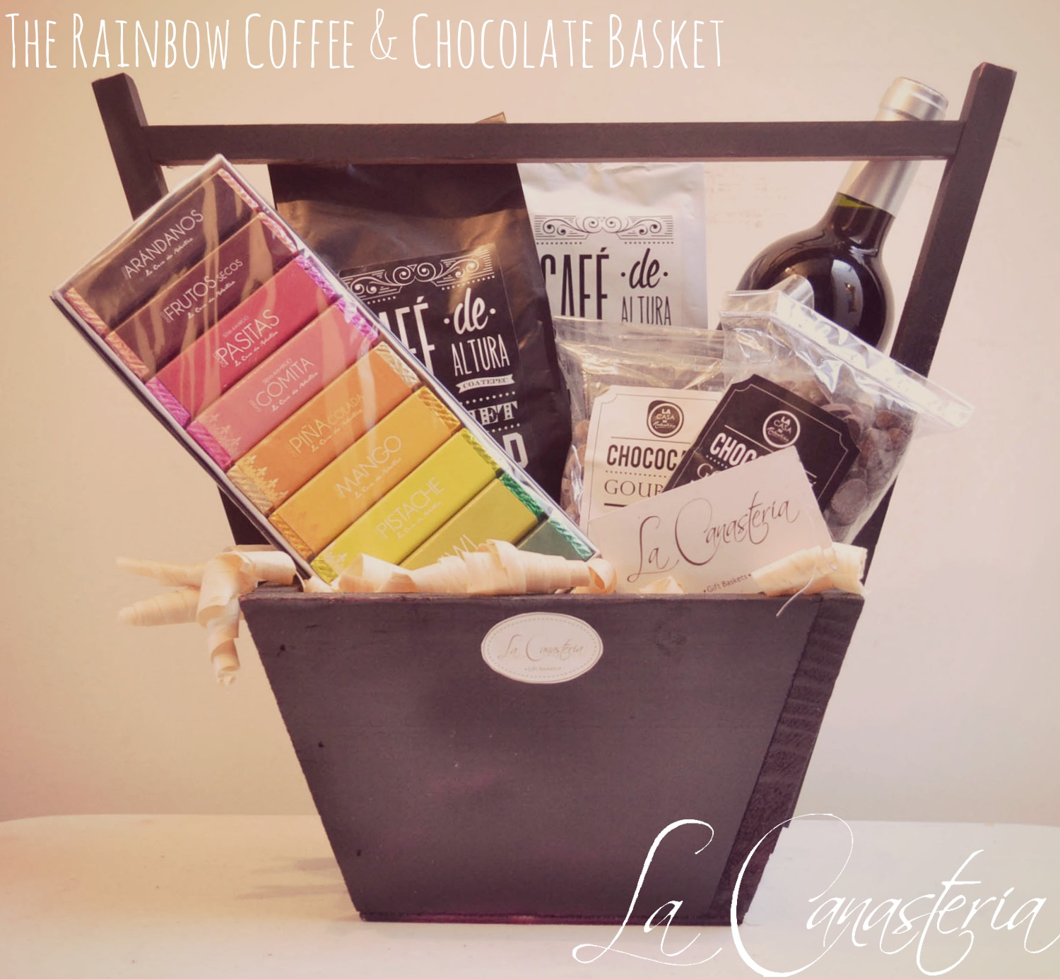 Therainbowcoffeeandchocolatebasket