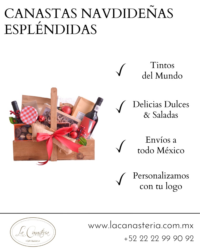 Canastas navideñas premium de lujo exclusivas de La Canastería