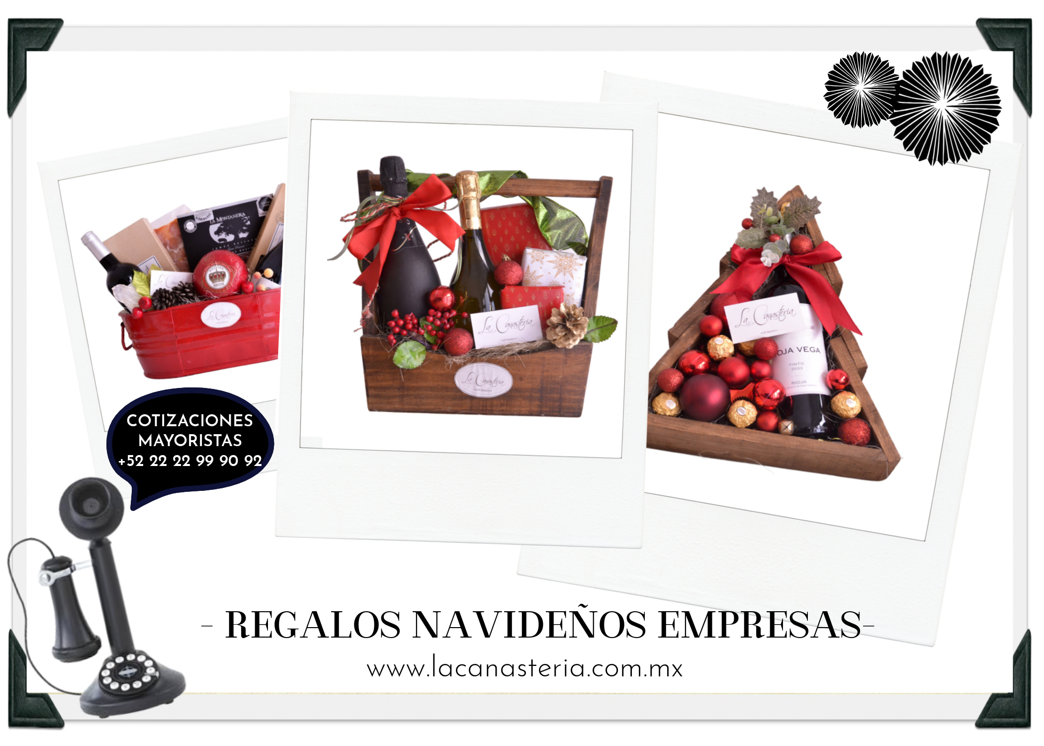 arcones navideños de lujo 2025 la canastería