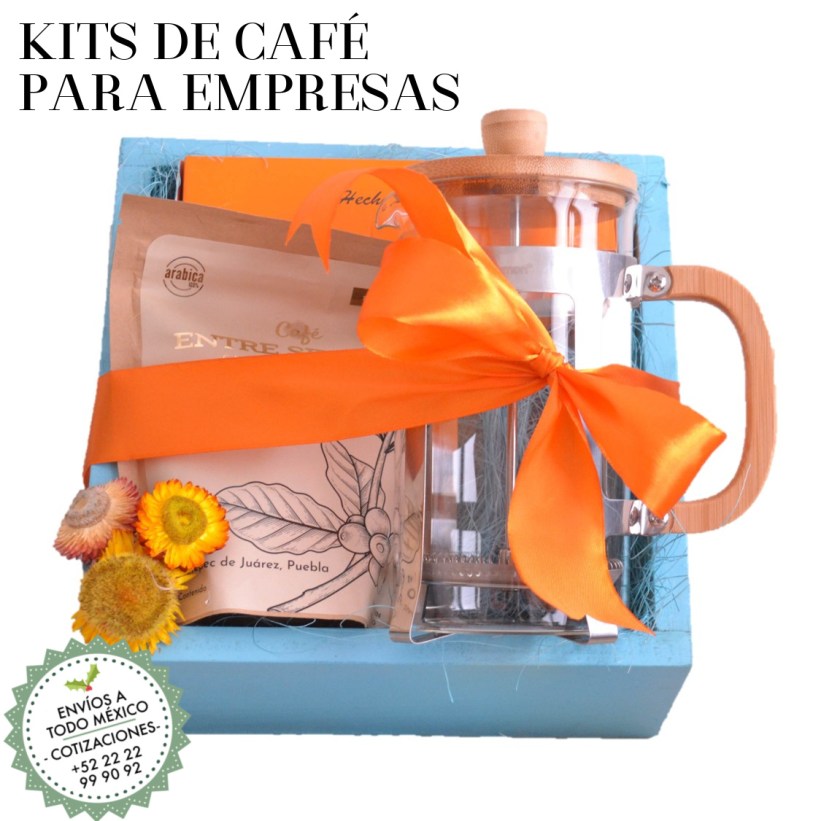 Cajas de regalo finas con kit de café para empresas