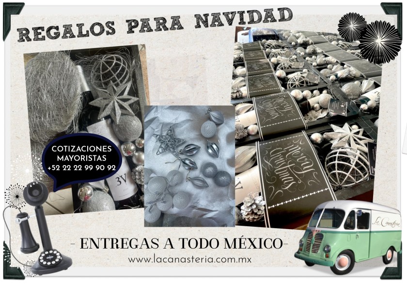 Arreglos navideños para empresas La Canastería 2025