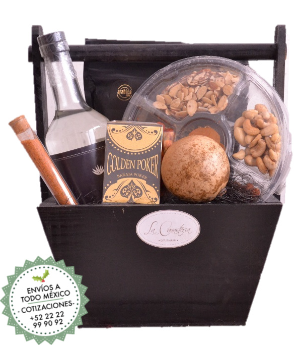 Arcones navideños con mezcal orgánico y complementos gourmet