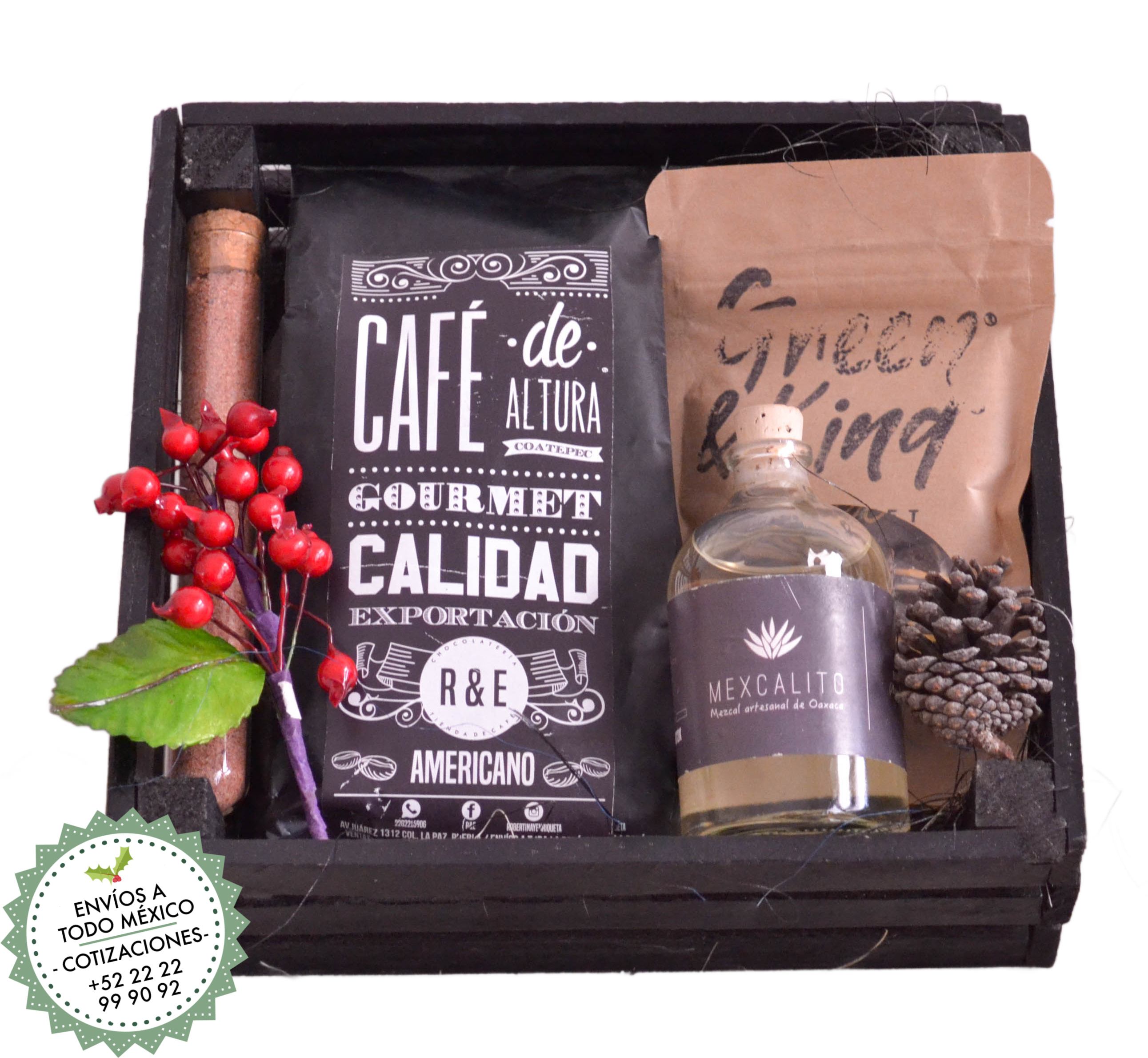 Detalles para empresas económicos con kit de mezcal