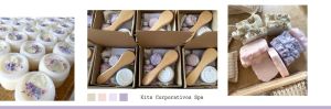 Cajas de regalo económicas con kit de spa para detalles en empresas